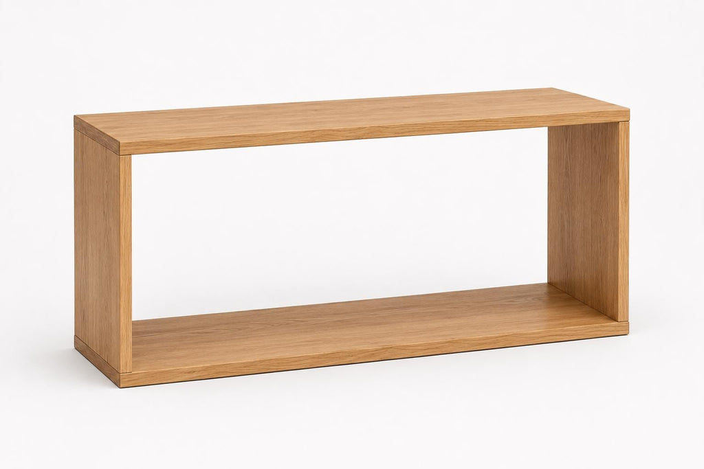 Solid Oak End Table | Japandi Scandinavian Accent Furniture