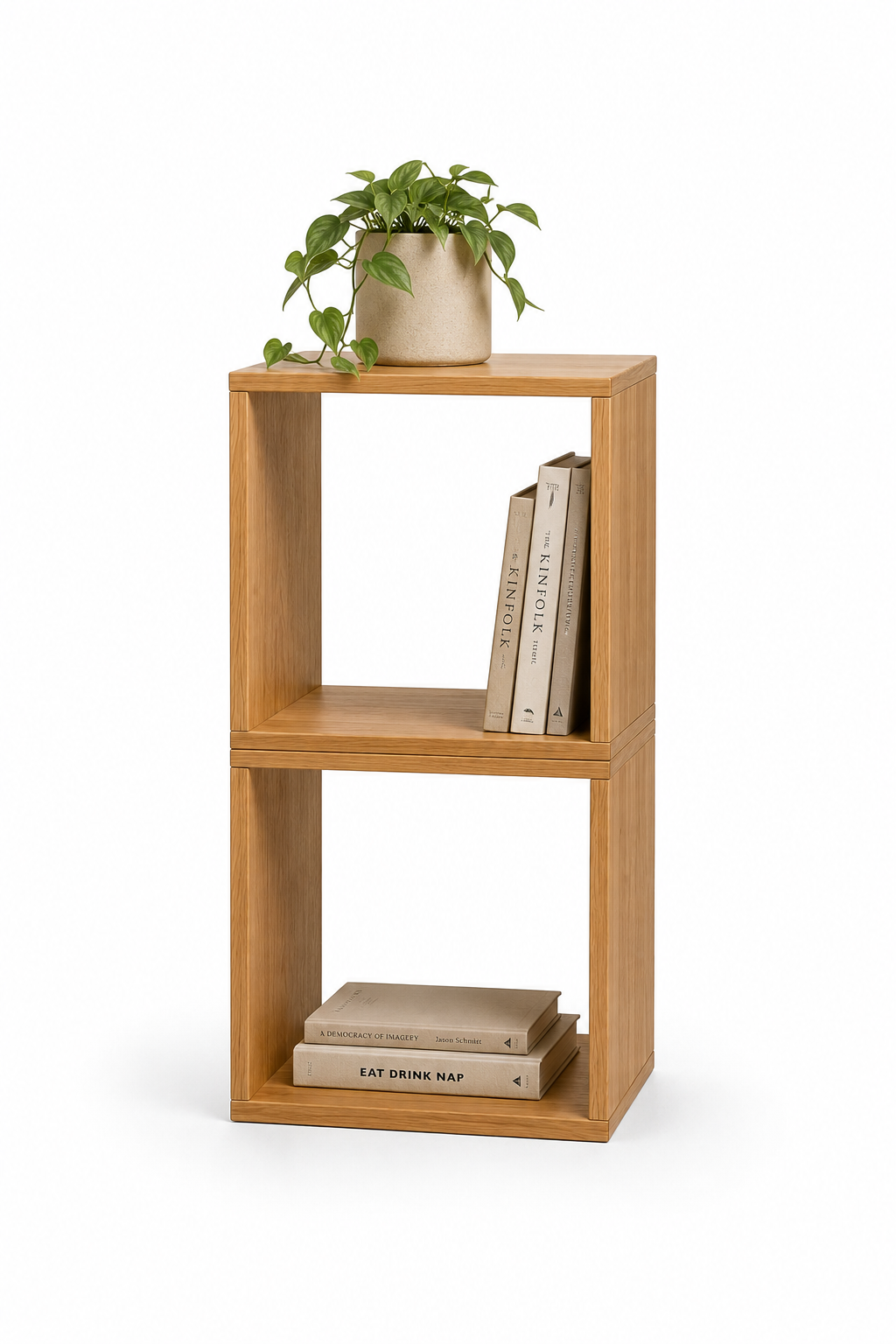 Bush 40™ Modular Oak Cube Shelf
