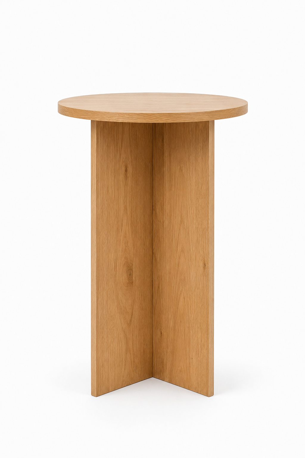 Wood Plant Stand | Solid Oak Pedestal | Modern Plant Stand | Japandi Side Table | Wooden Display Riser | Handmade Oak Stand