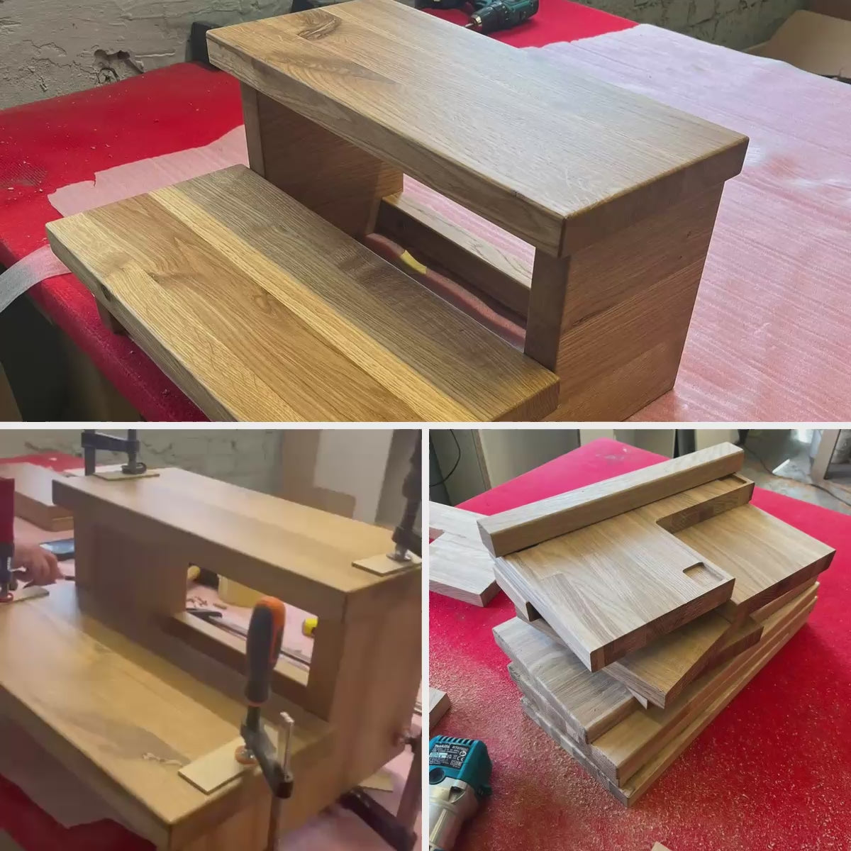 Adult Oak Step Stool